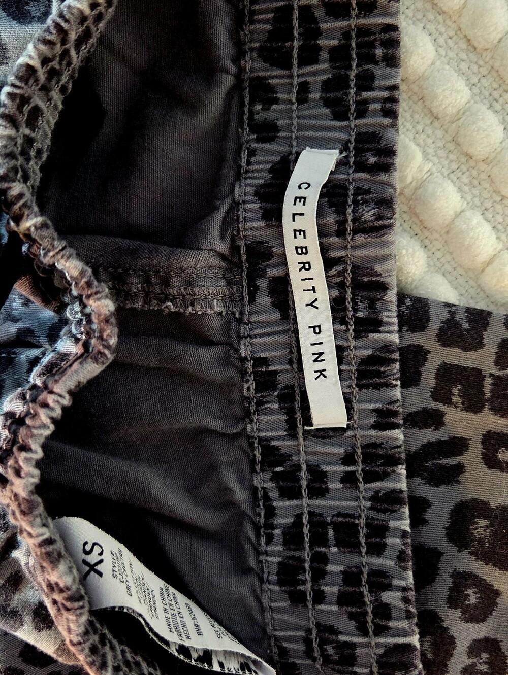 CELEBRITY PINK Gray Cheetah Print Pant - Picture 4 of 7